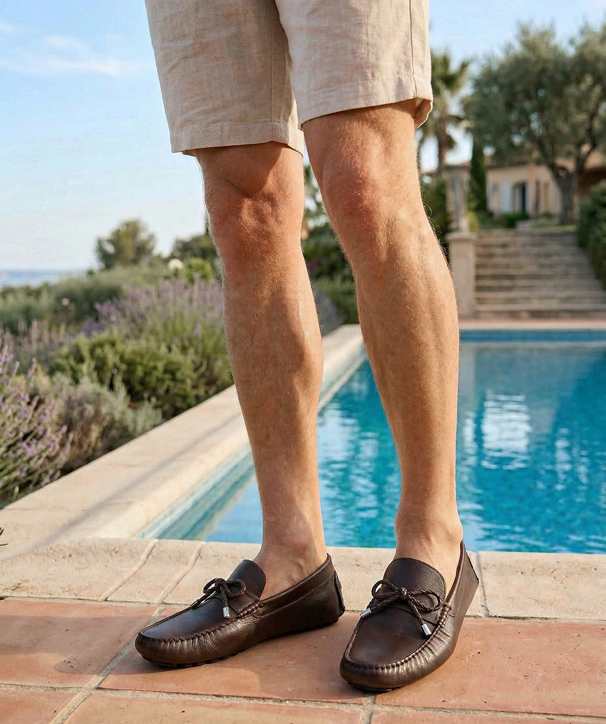Mocassin MARBELLA Grainé Marron