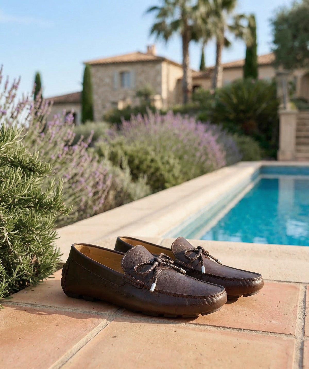 Mocassin MARBELLA Grainé Marron