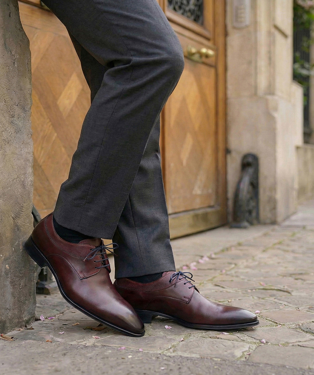 Derby UMBERTO Burgundy Patina