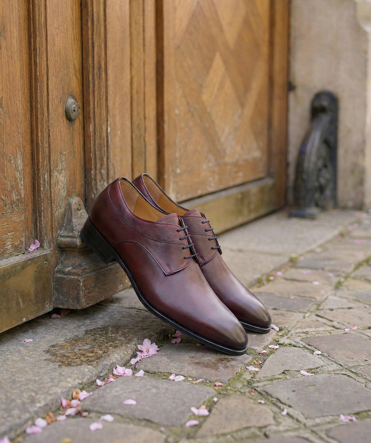 Derby UMBERTO Burgundy Patina