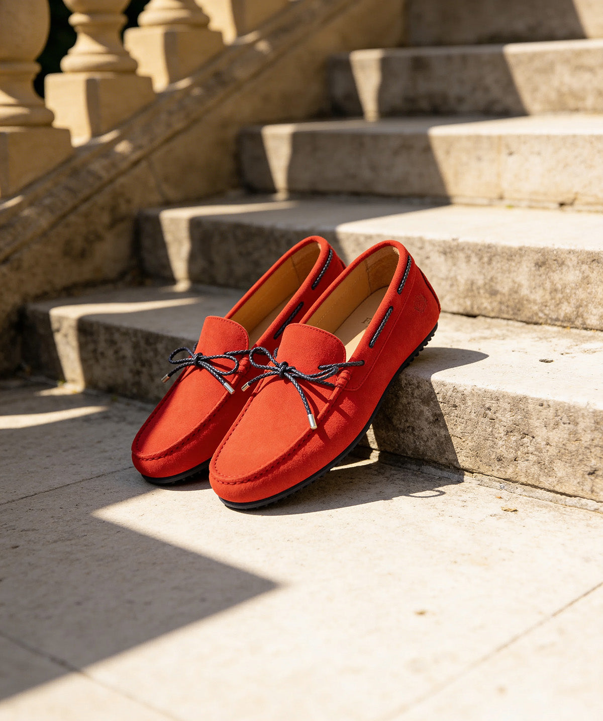 CANCUN Red Suede Moccasin
