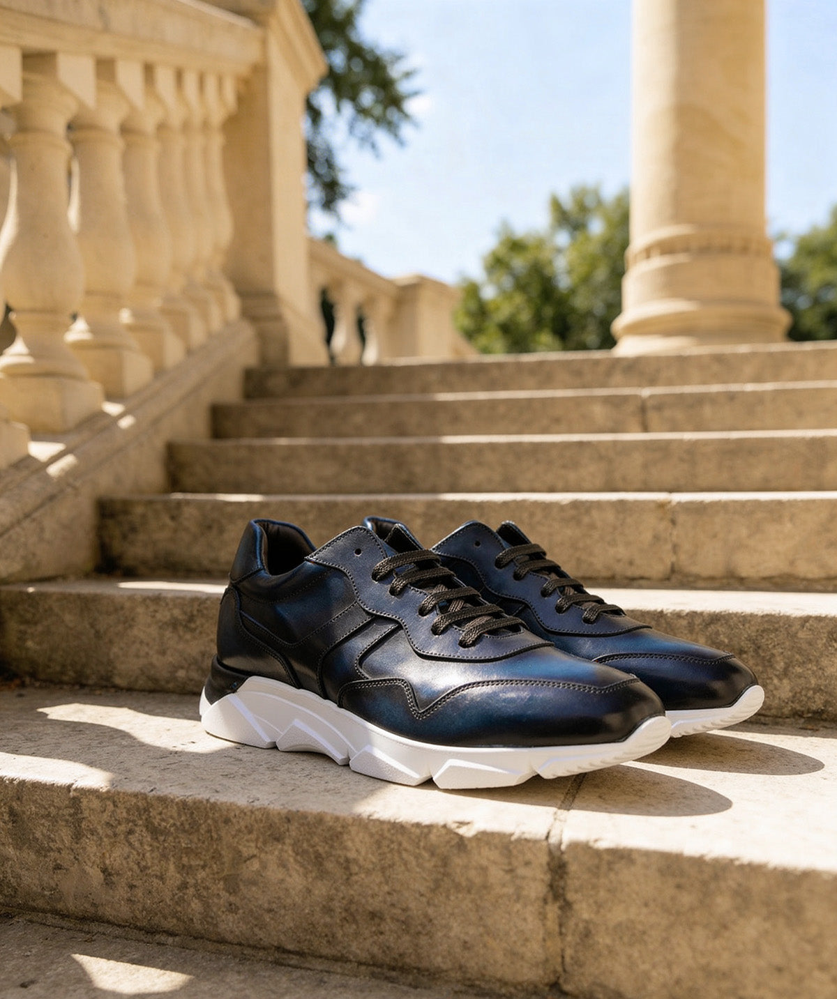 Sneakers PAOLO Blue Patina