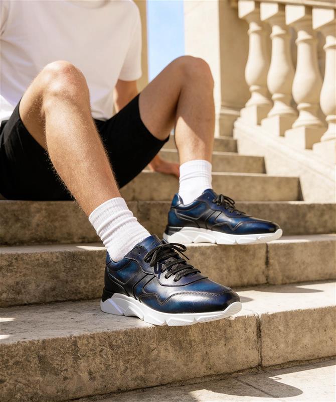 Sneakers PAOLO Blue Patina