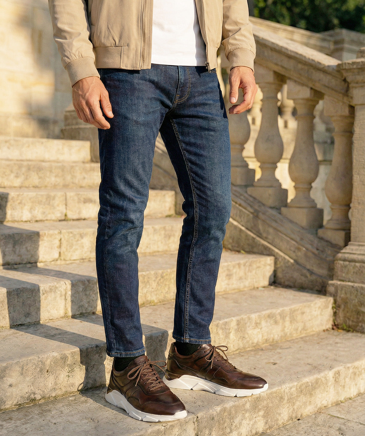 Sneakers PAOLO Brown Patina