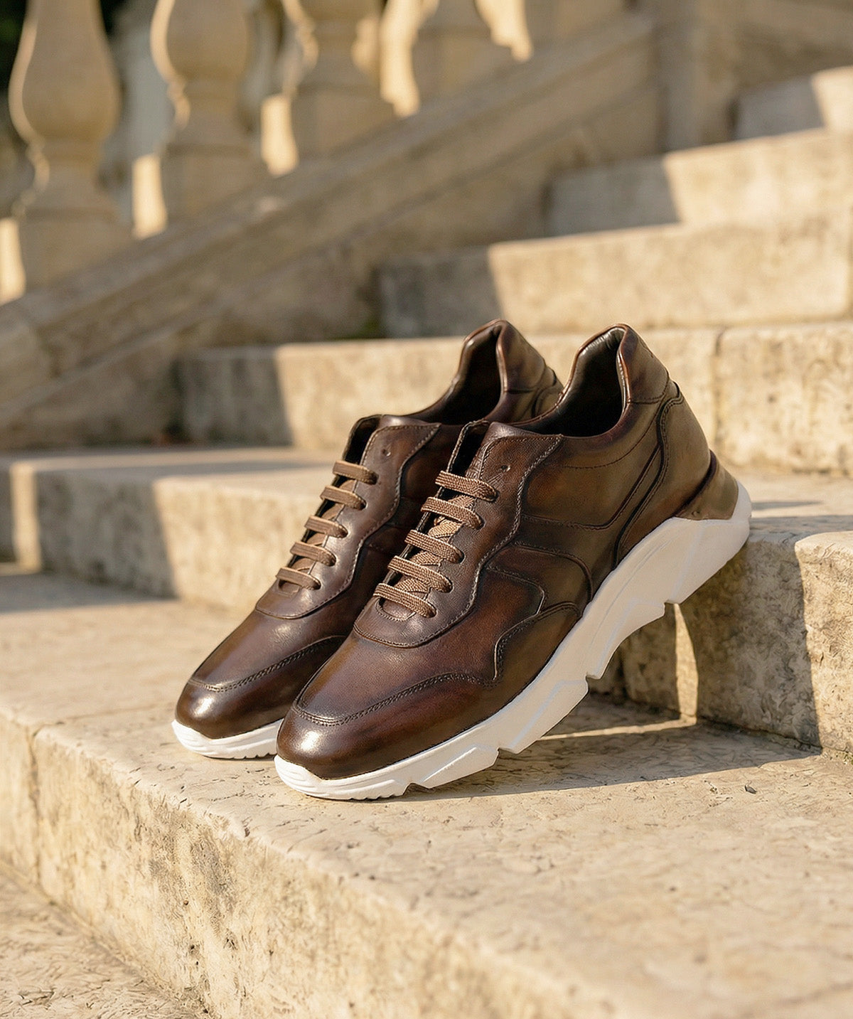 Sneakers PAOLO Brown Patina