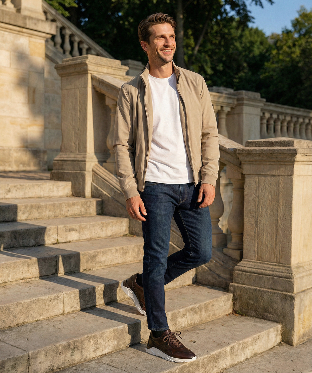 Sneakers PAOLO Brown Patina