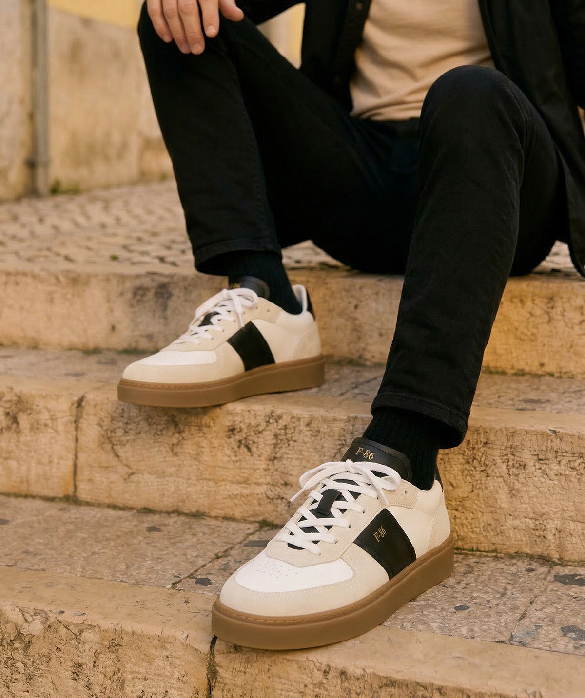 Sneakers ALEXIS Noir et Blanc