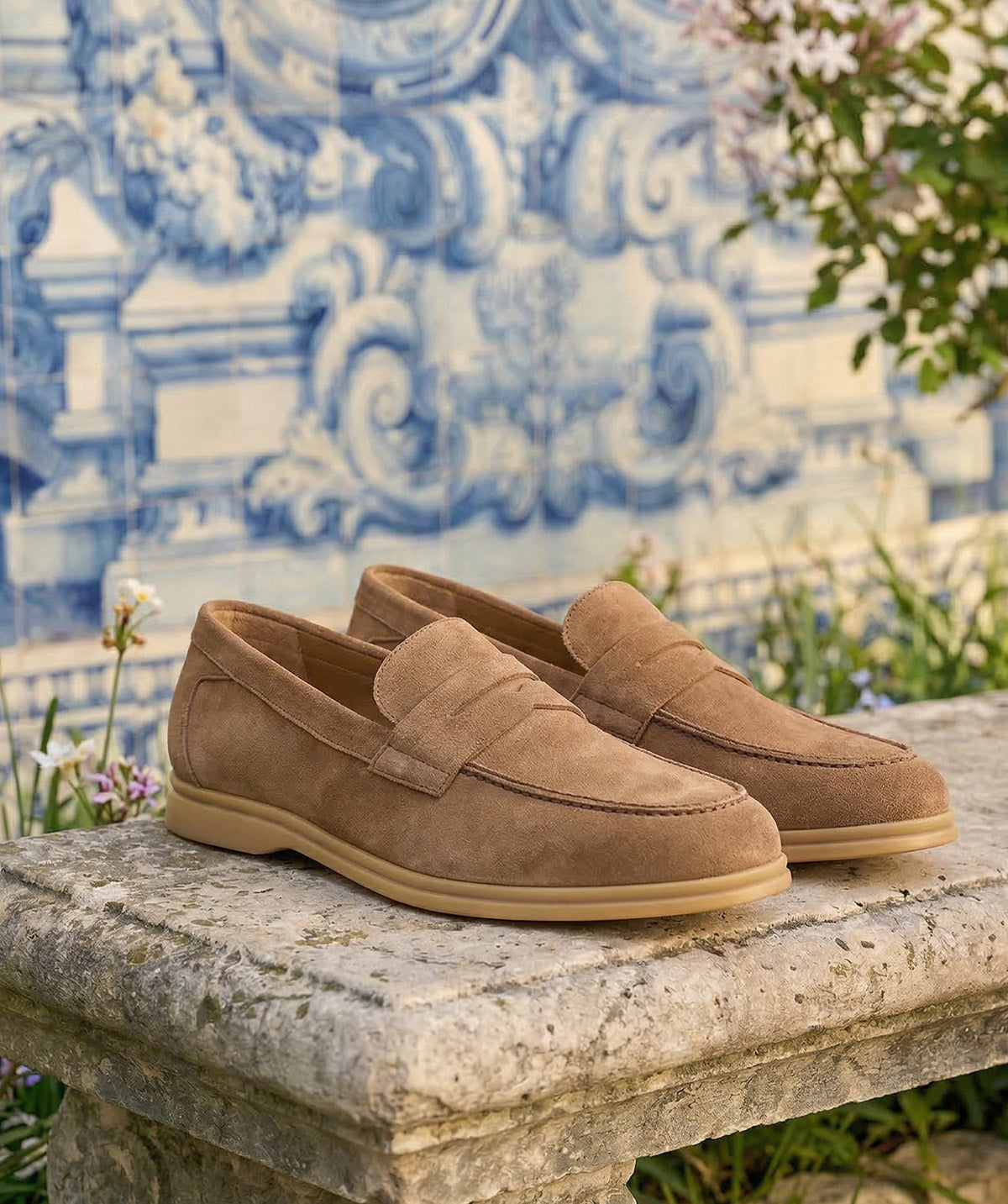 Mocassin PORTOBELLO Daim Noisette