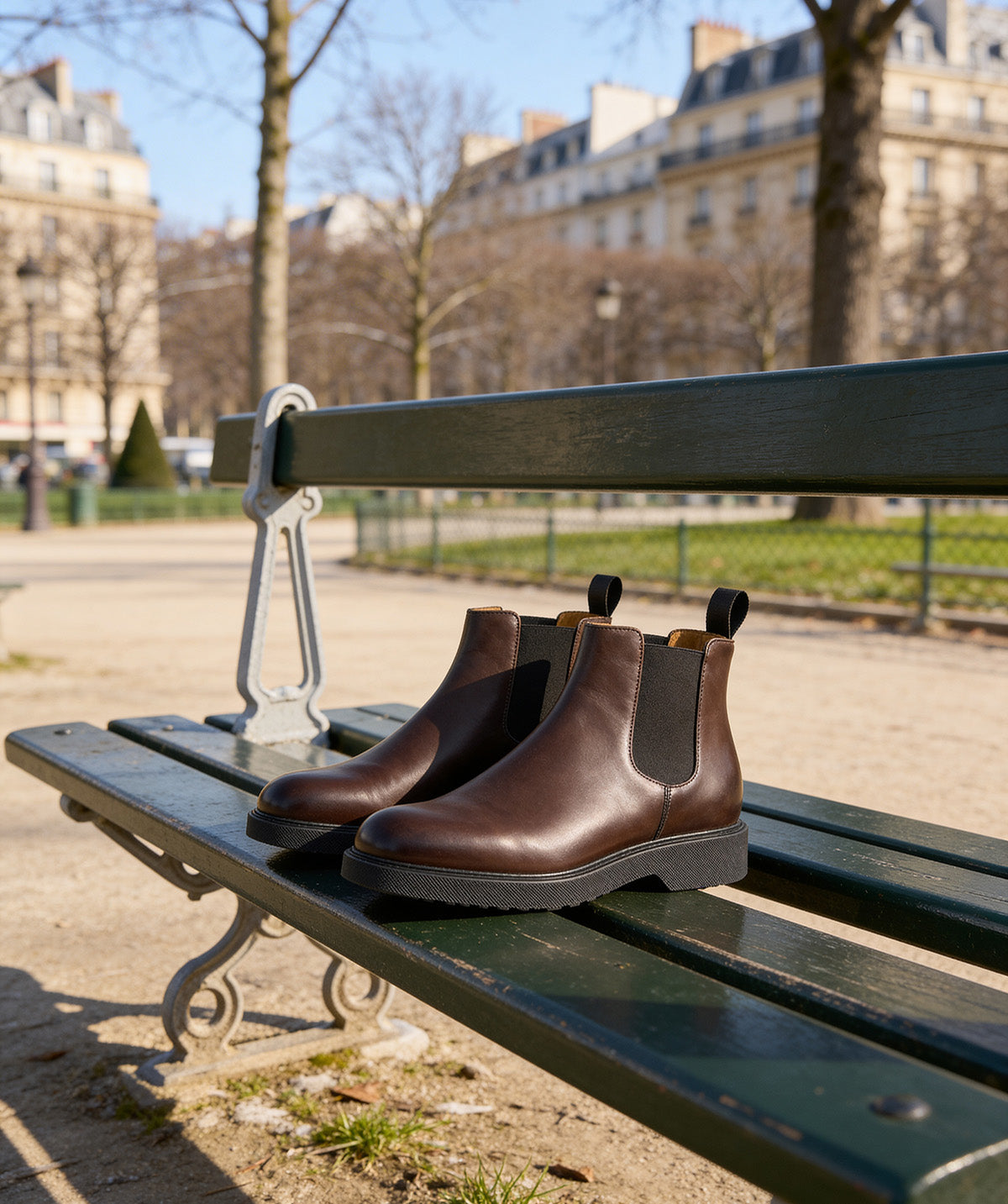Bottines ANTON Marron