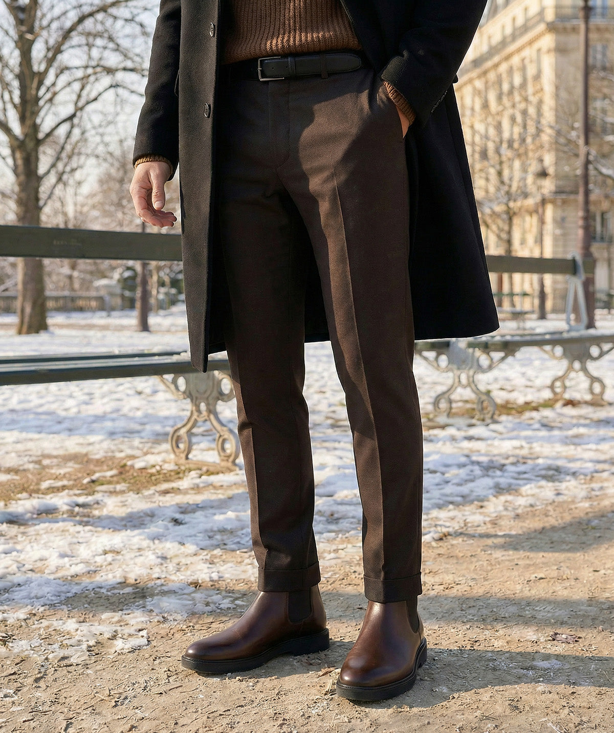 Bottines ANTON Marron