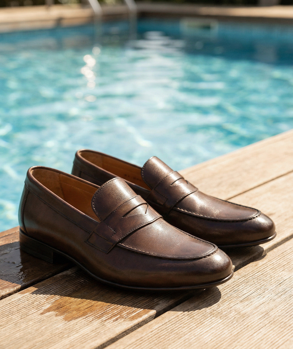 CLAYTON Loafer Patinated Brown