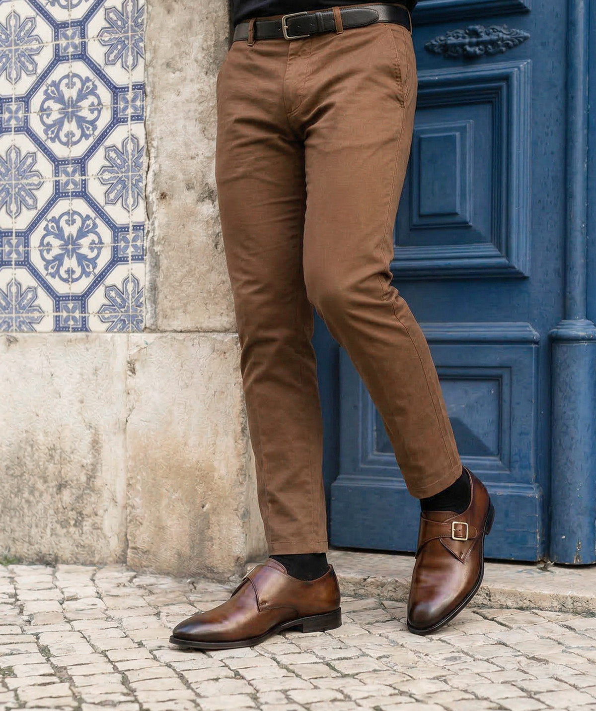 Boucles BECKETT Marron Noyer