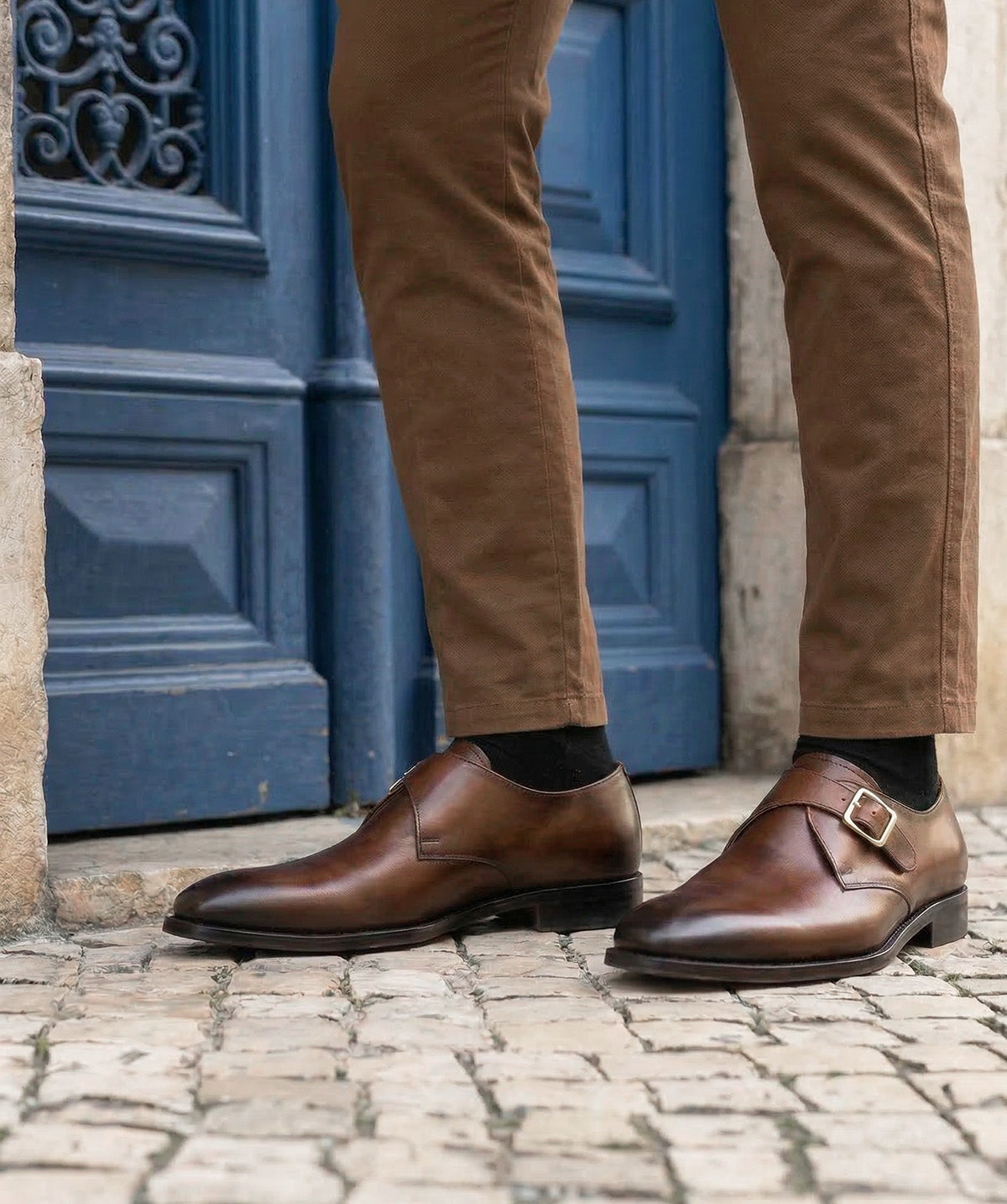 Boucles BECKETT Marron Noyer