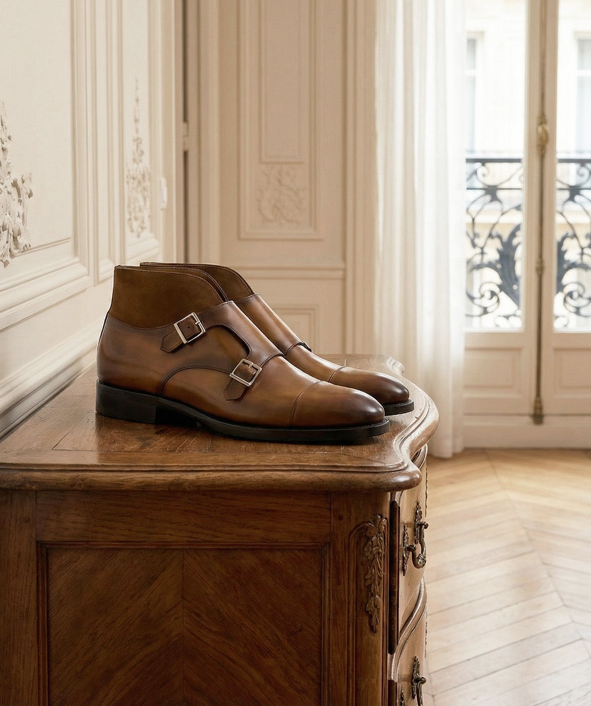 Boucles LEONARDO Marron