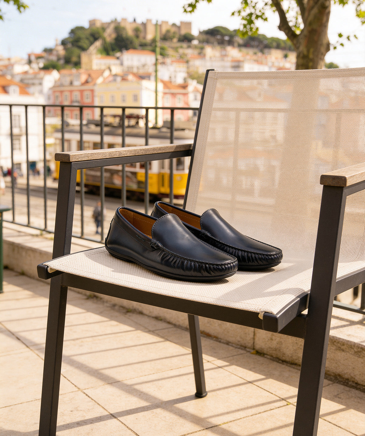 LUCA Blue Patina Loafer