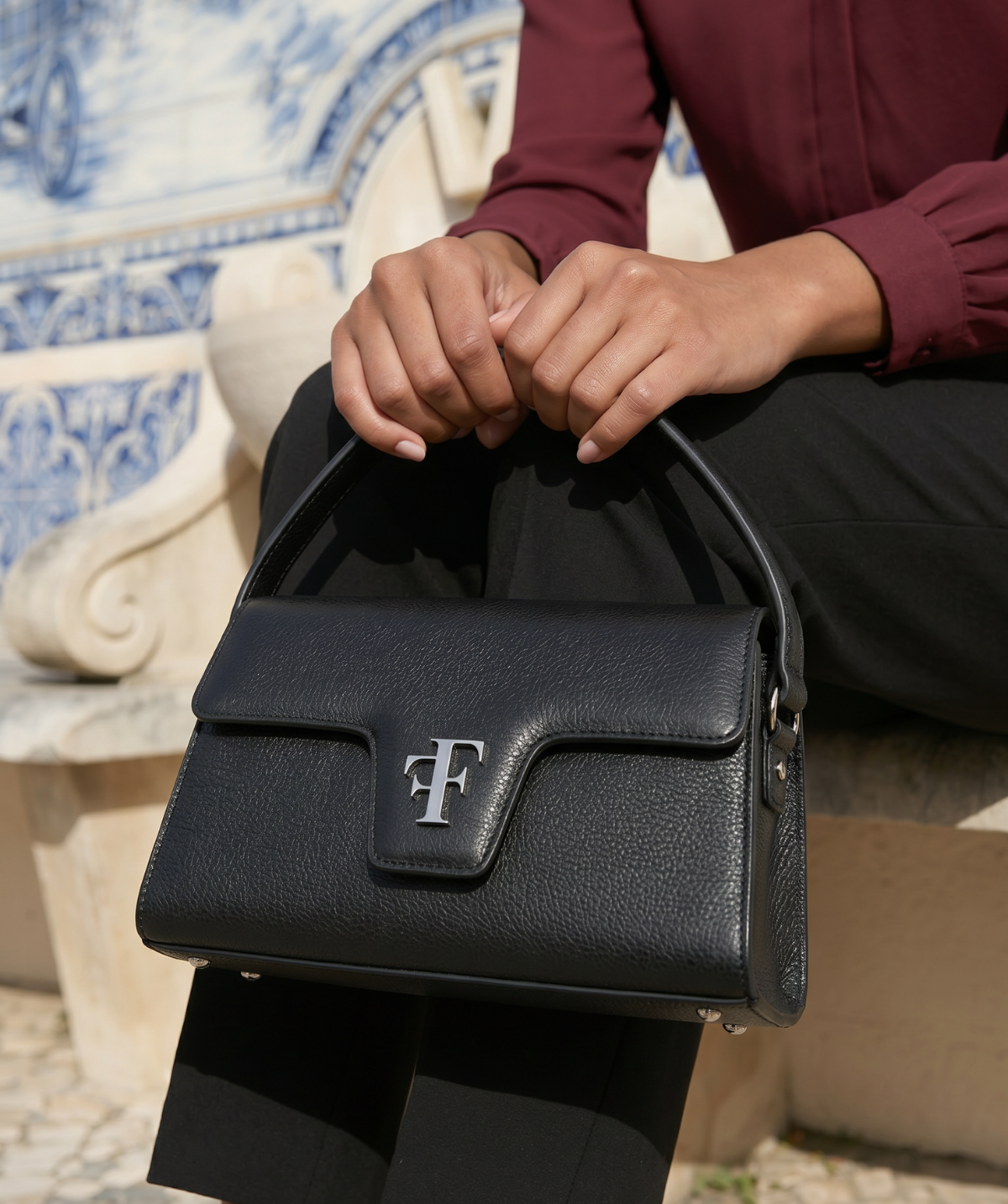 Sac FF23 Grainé Noir