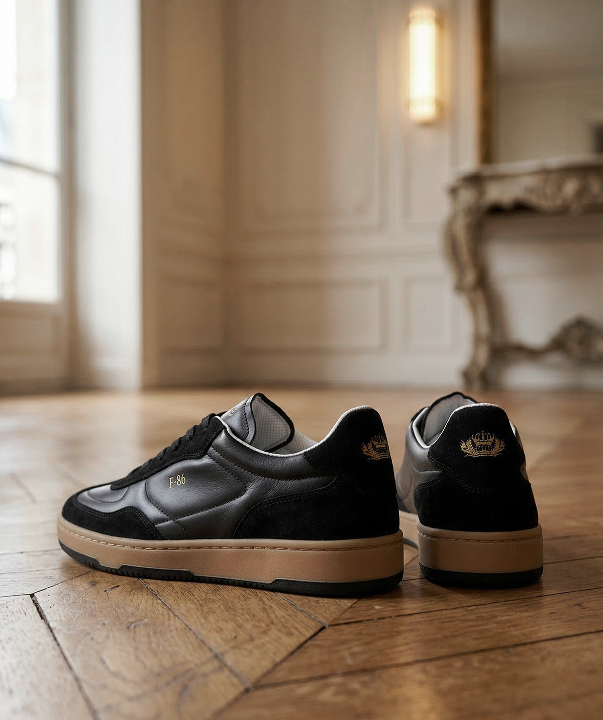 Sneakers JULES Noir Bi Matière