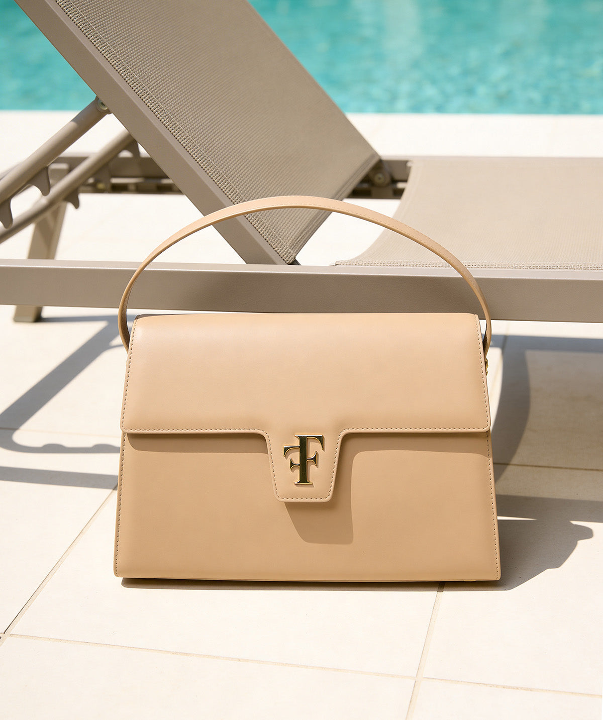 Sac FF35 Beige Or