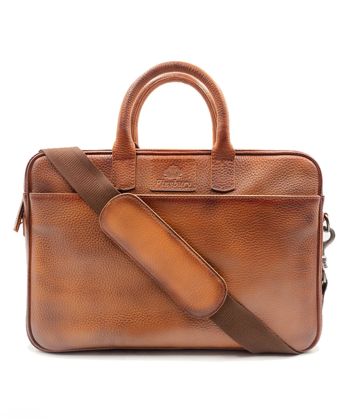 Gold Grained Briefcase
