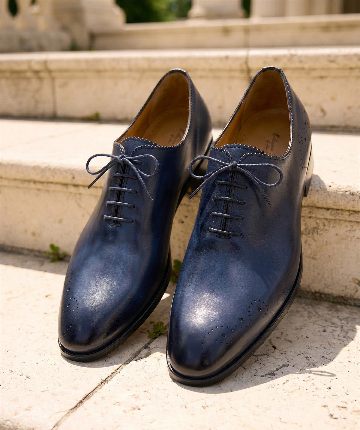 Richelieu OTELLO Bleu Patiné