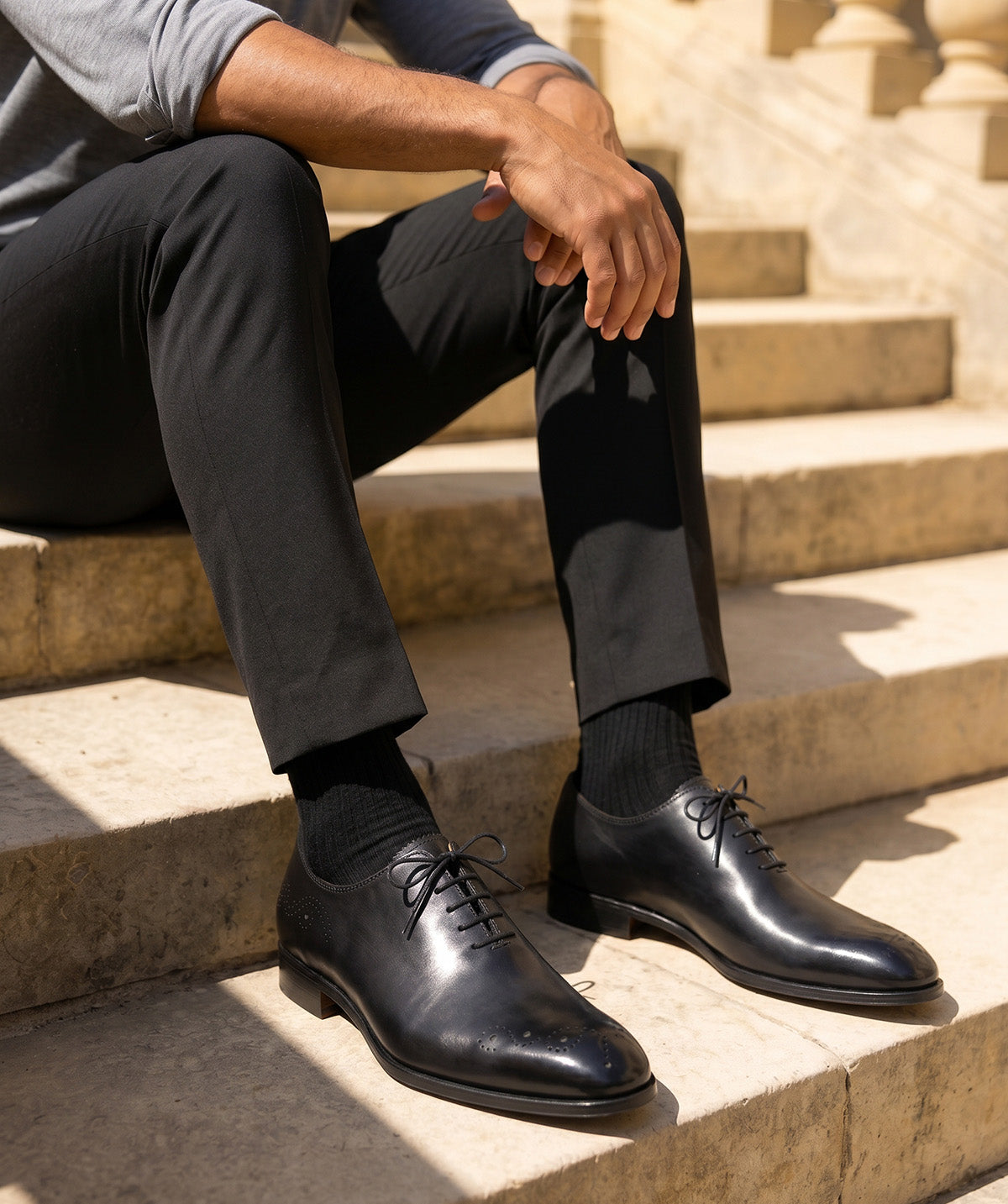 Richelieu OTELLO Gris Patiné