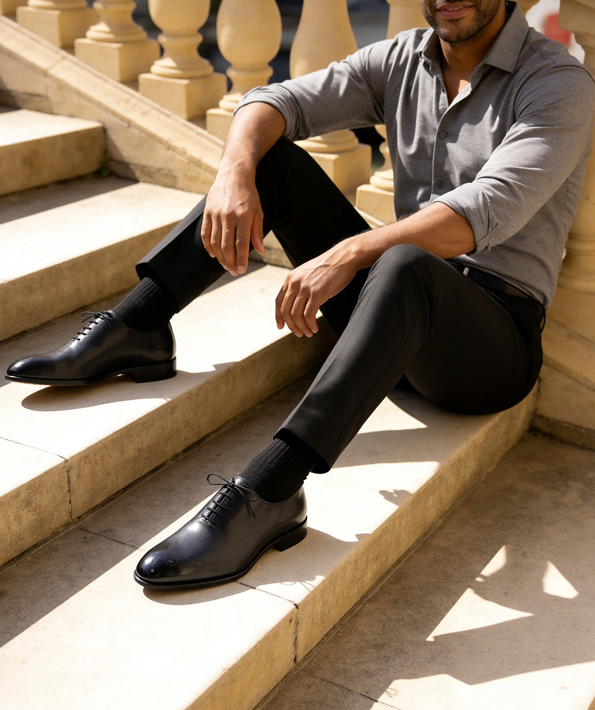 Richelieu OTELLO Gris Patiné