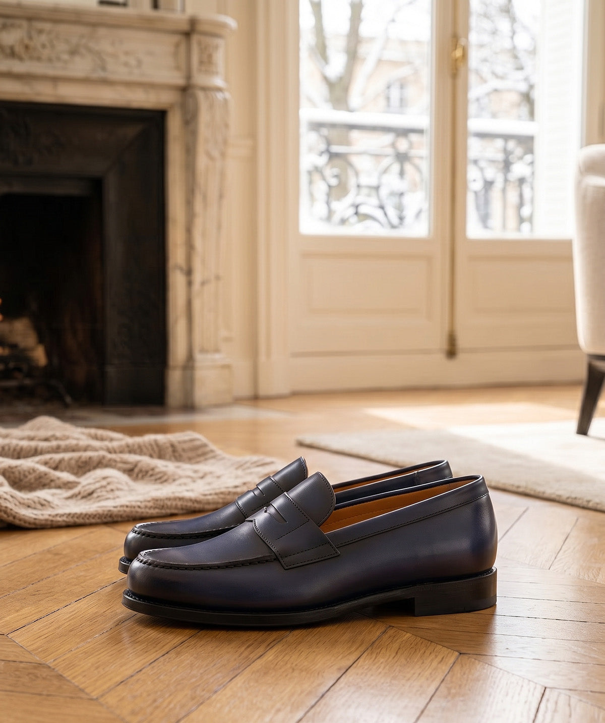Mocassin COLLEGE 1986 Bleu