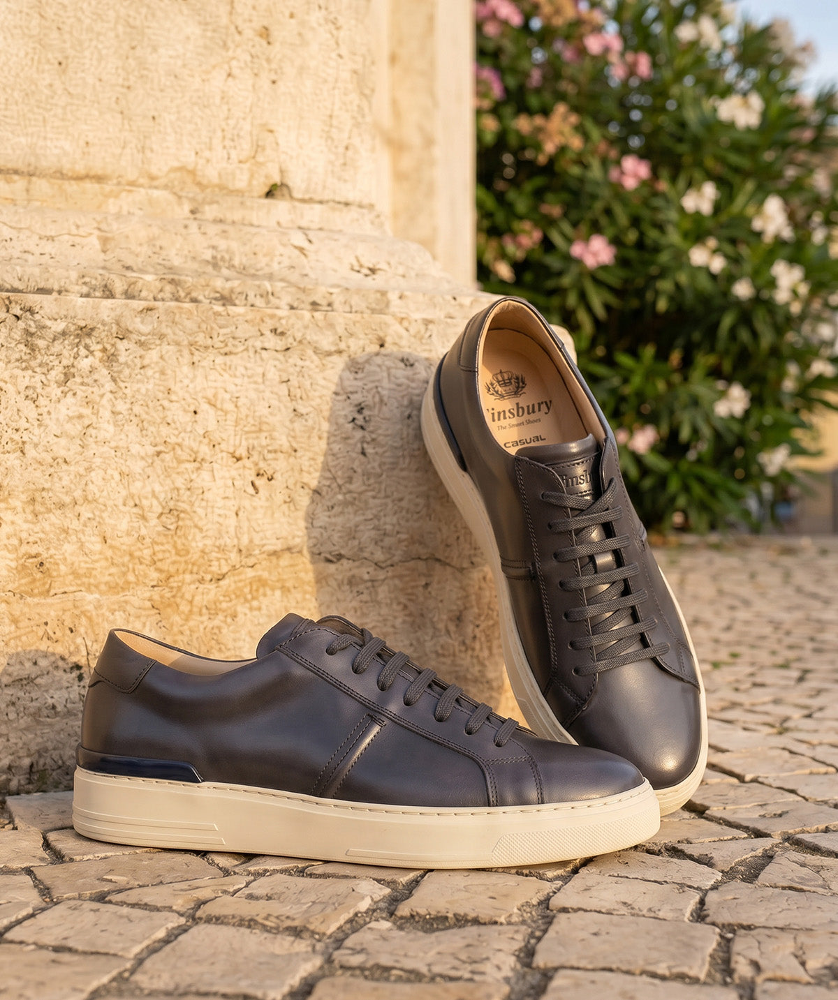 Sneakers RIVA Gris Patiné