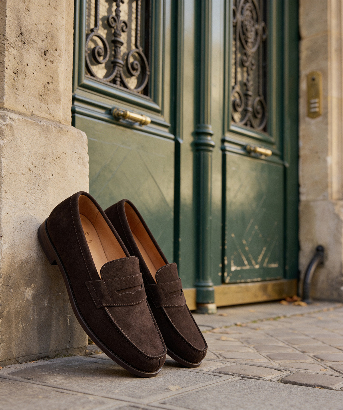 COLLEGE 1986 Brown Suede Loafer