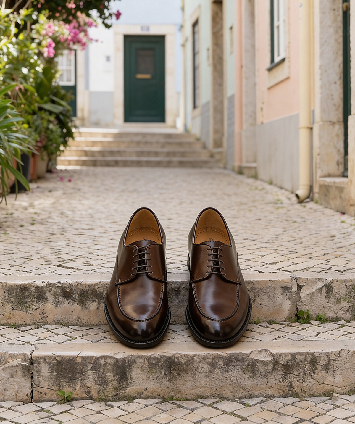 MASSIMO Derby Patinated Brown