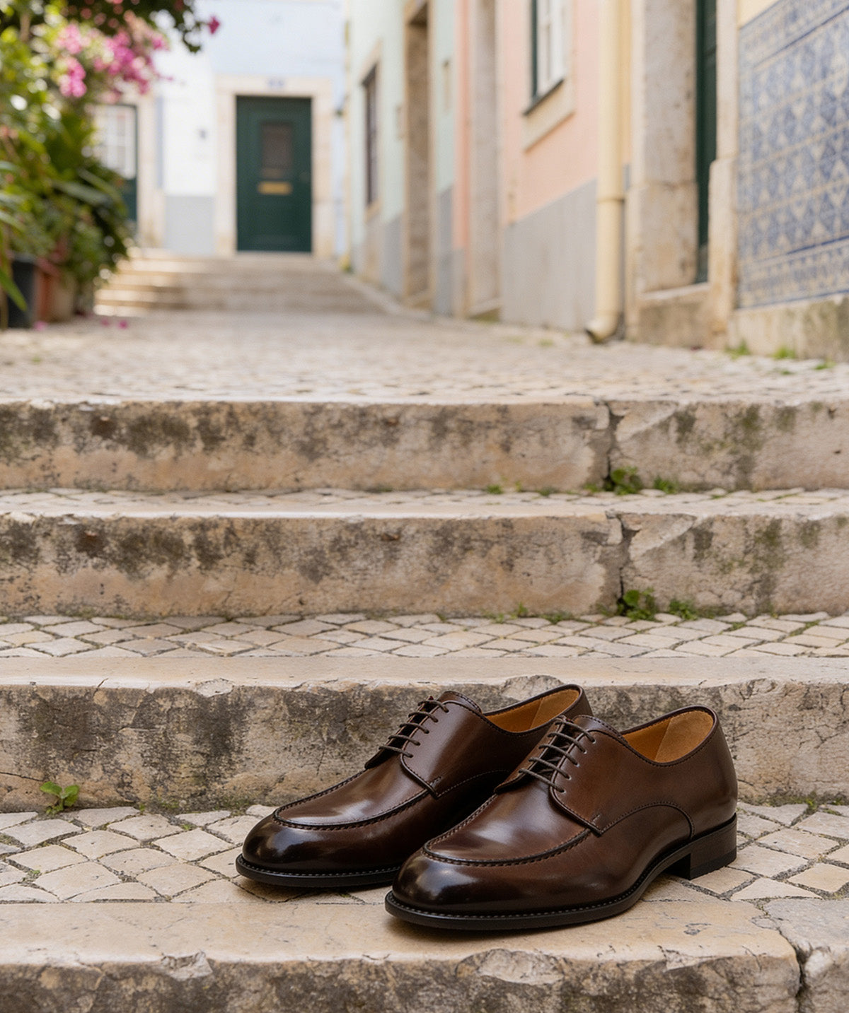 MASSIMO Derby Patinated Brown
