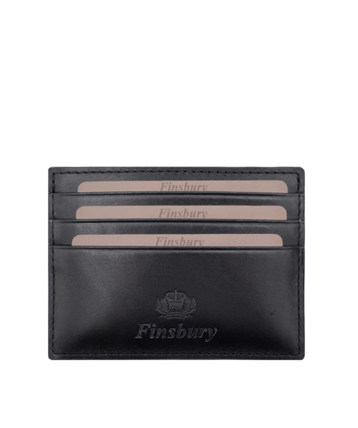 Patinated Black Card Holder