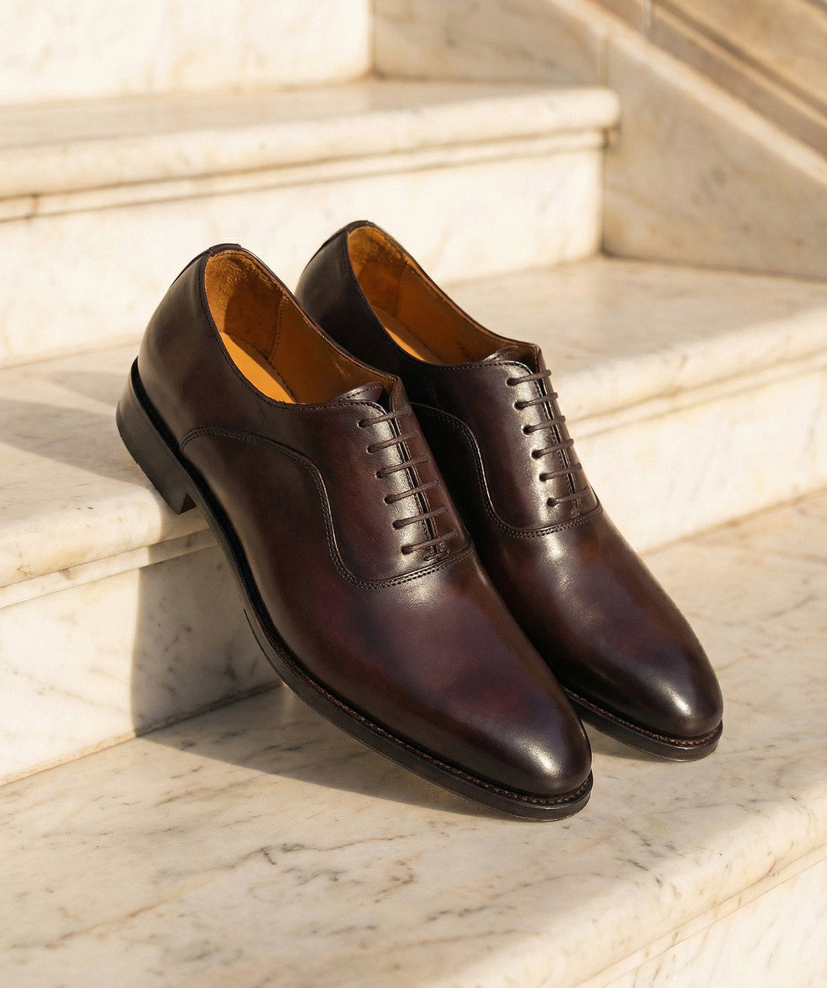 ANDREAS Patinated Brown Oxford