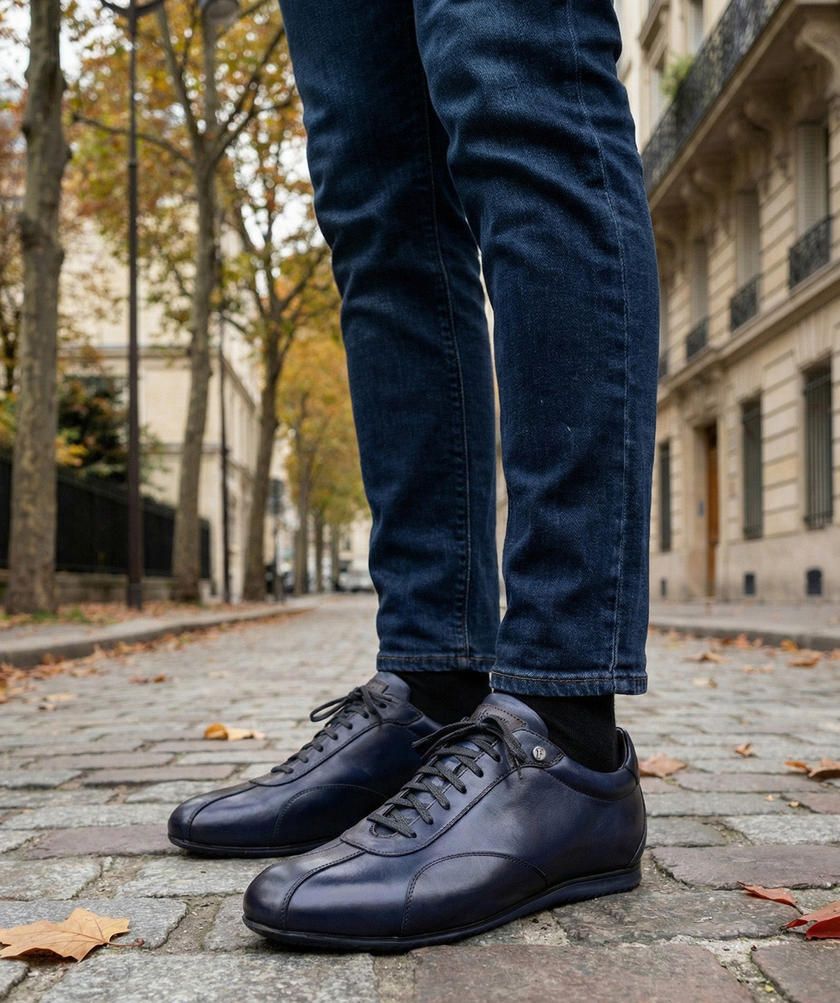 Sneakers COPAN Bleu Patine
