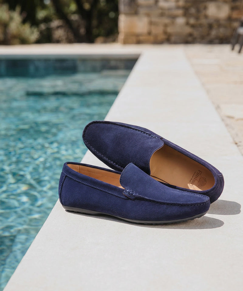 Navy suede DANDY Loafer