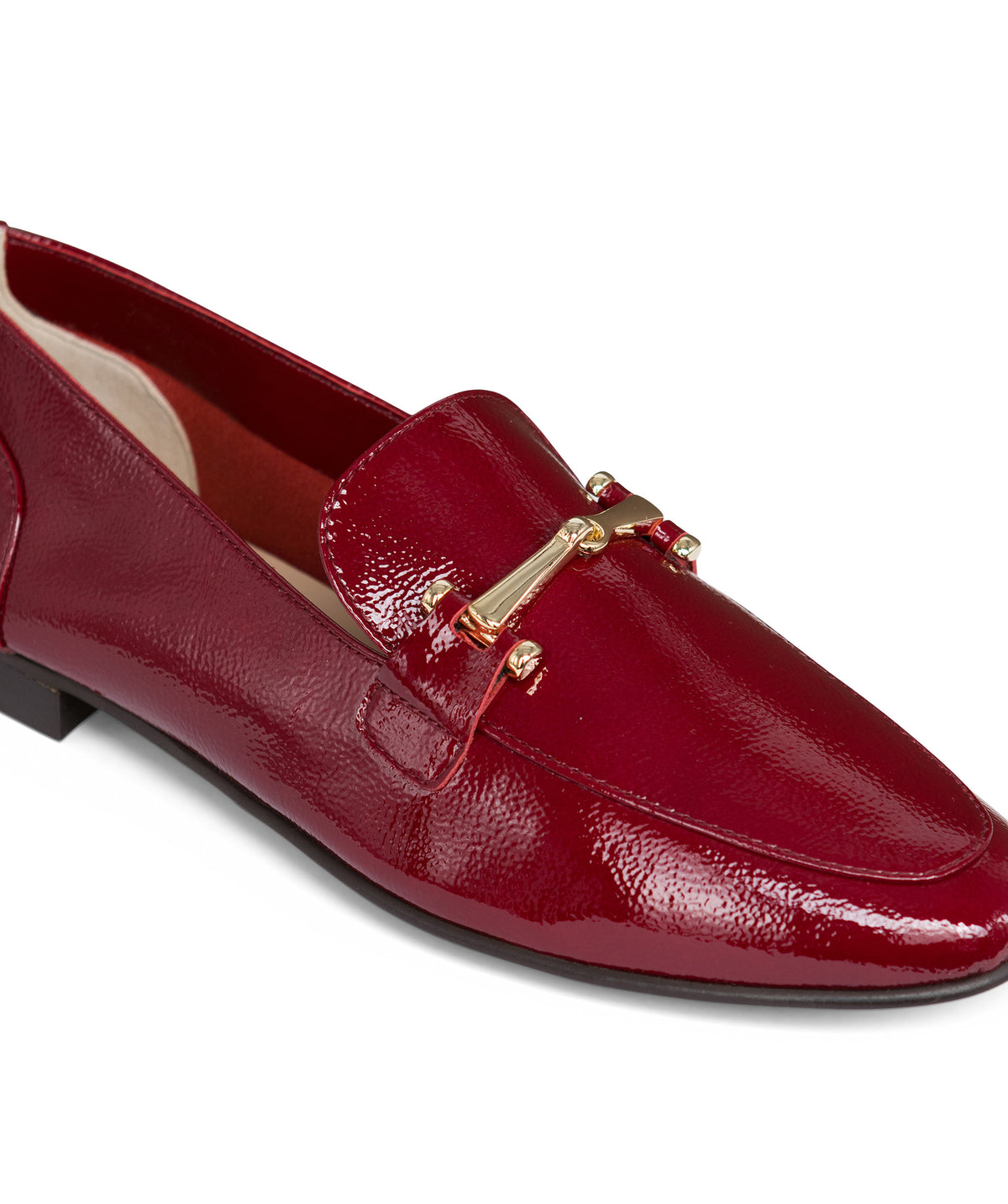 Mocassins AMELIE Vernis Cerise