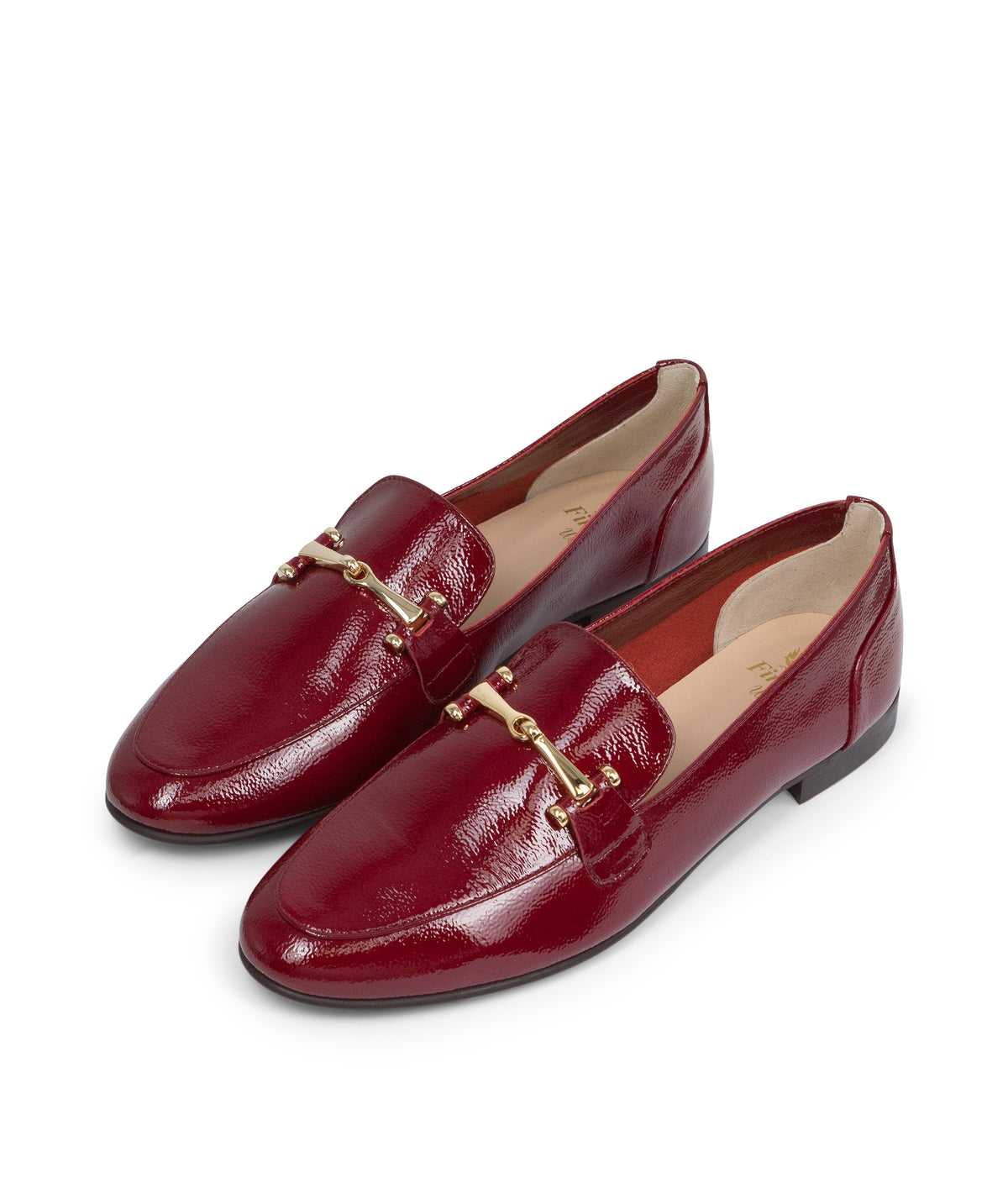 Mocassins AMELIE Vernis Cerise