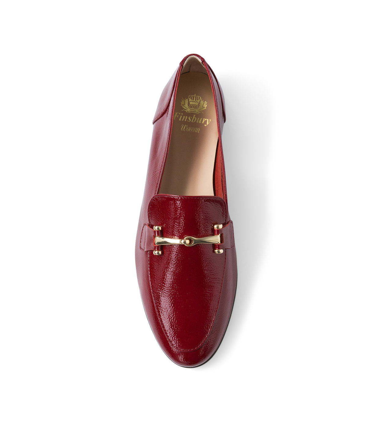 Mocassins AMELIE Vernis Cerise