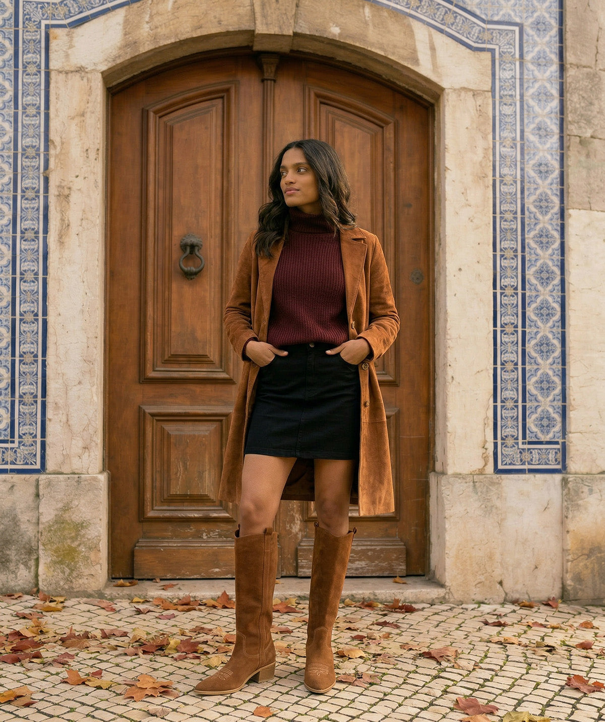 Cowboy Boots JUDITH Camel