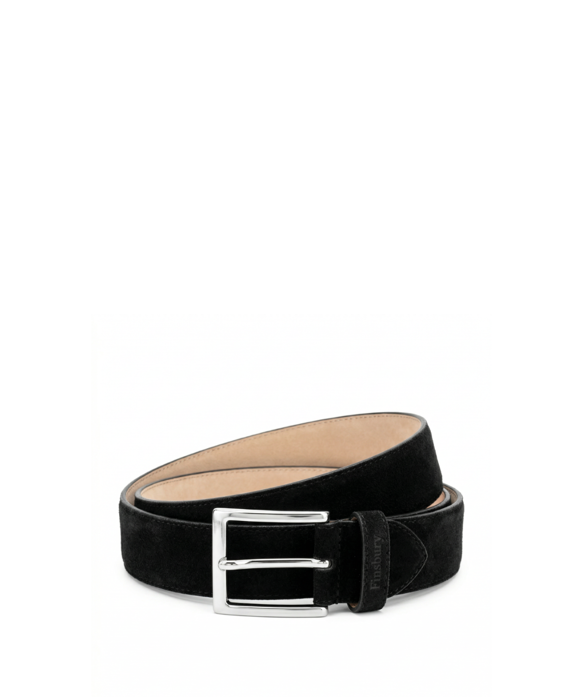 Black Velvet Calf Belt