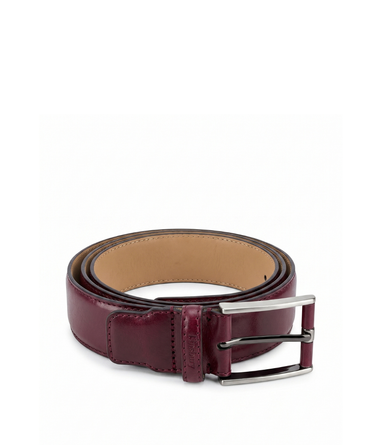 Patina Leather Belt Magenta