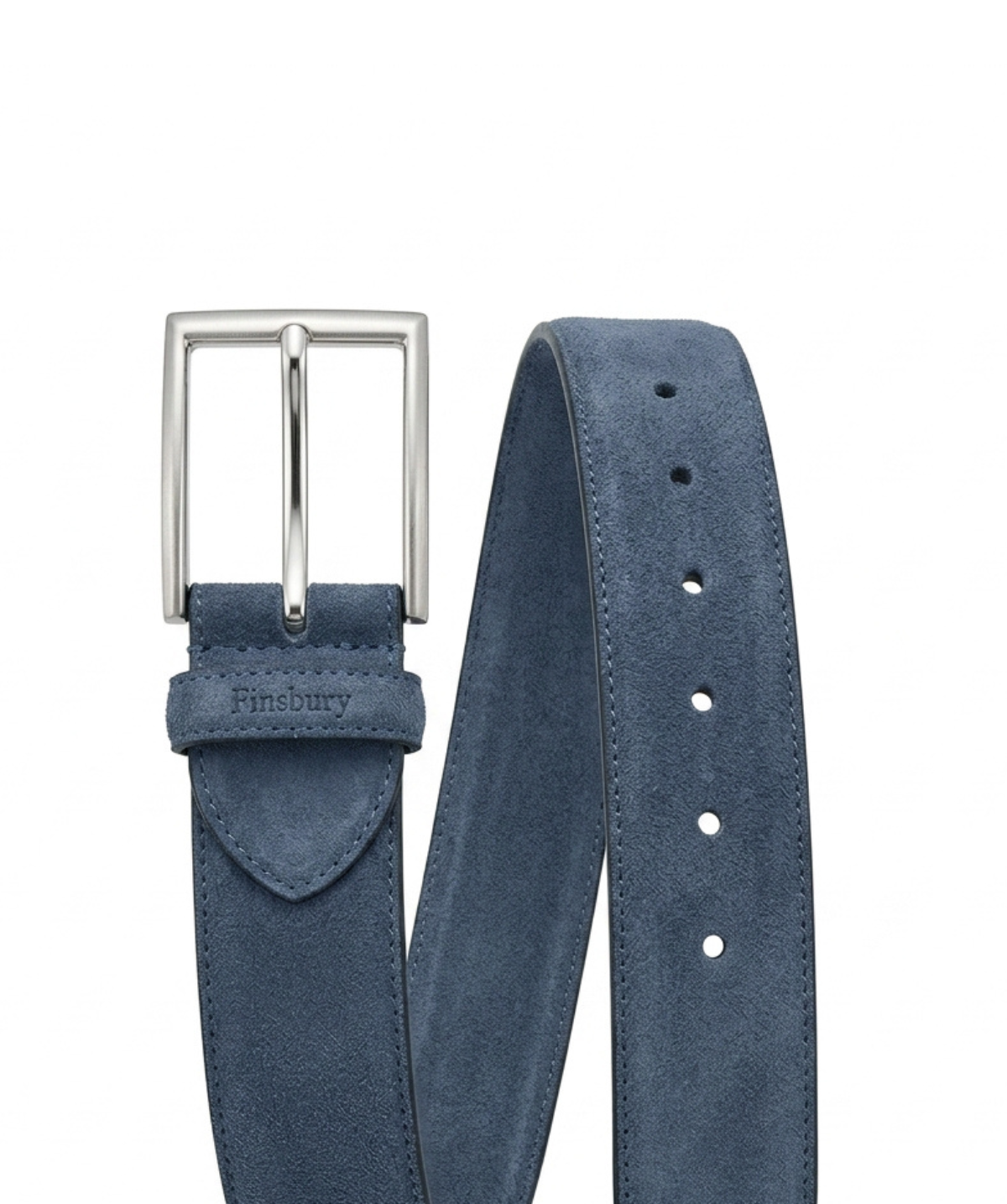 Ceinture daim Bleu azur