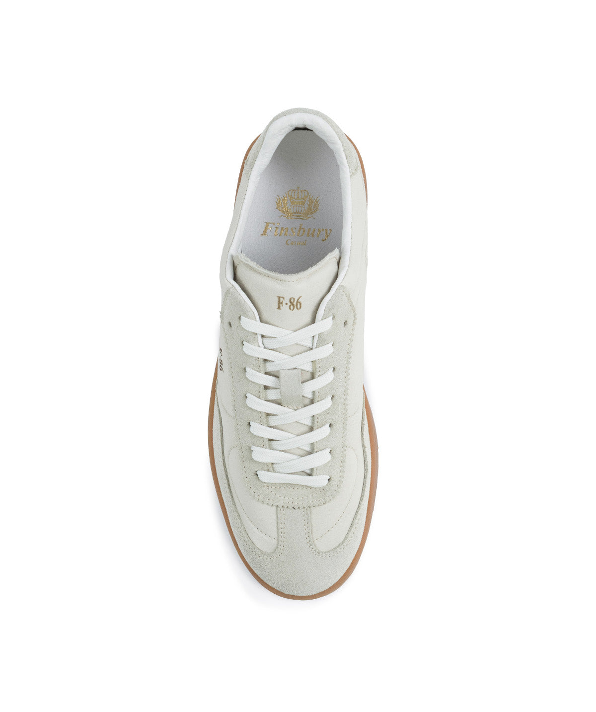 JULES White Two-Material Sneakers