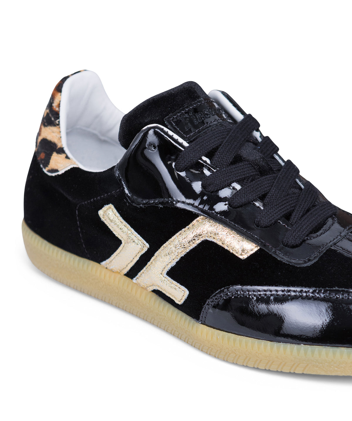 Sneakers MATHILDE Noir Léopard