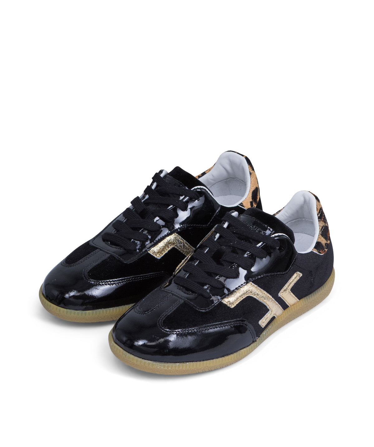 Sneakers MATHILDE Noir Léopard