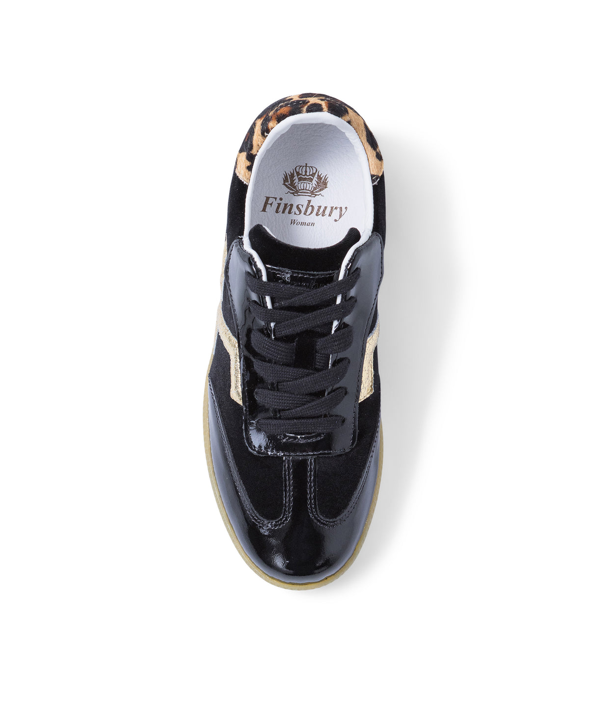 Sneakers MATHILDE Noir Léopard