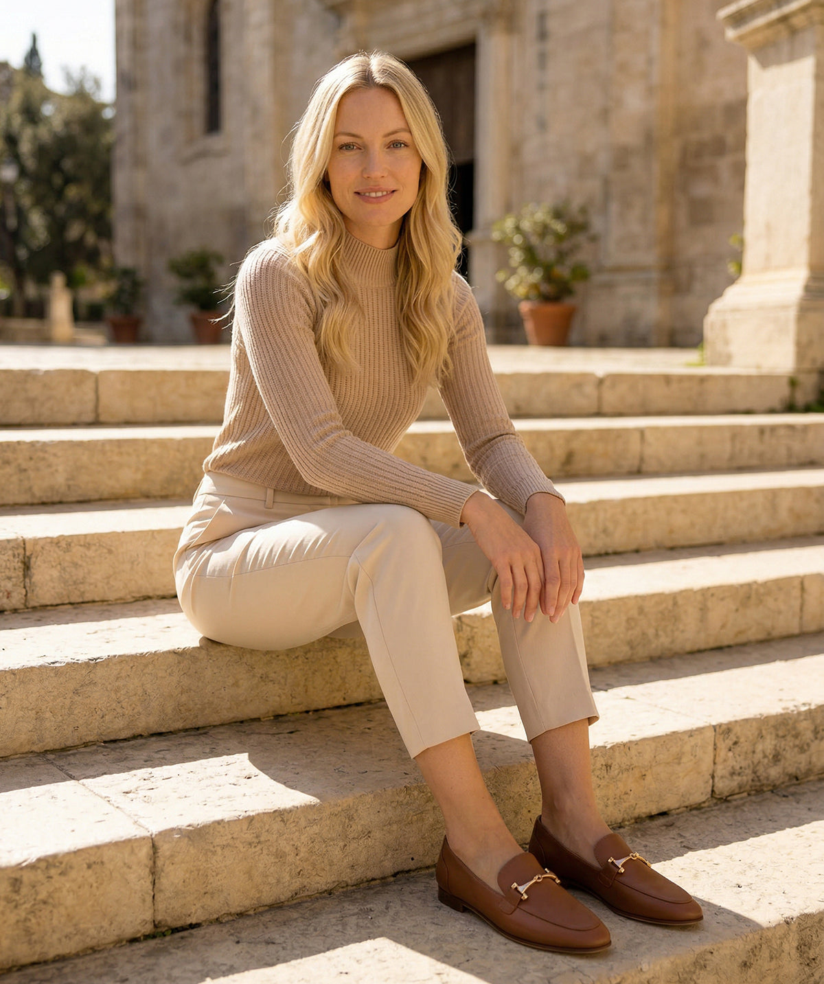 Mocassins AMELIE Cognac