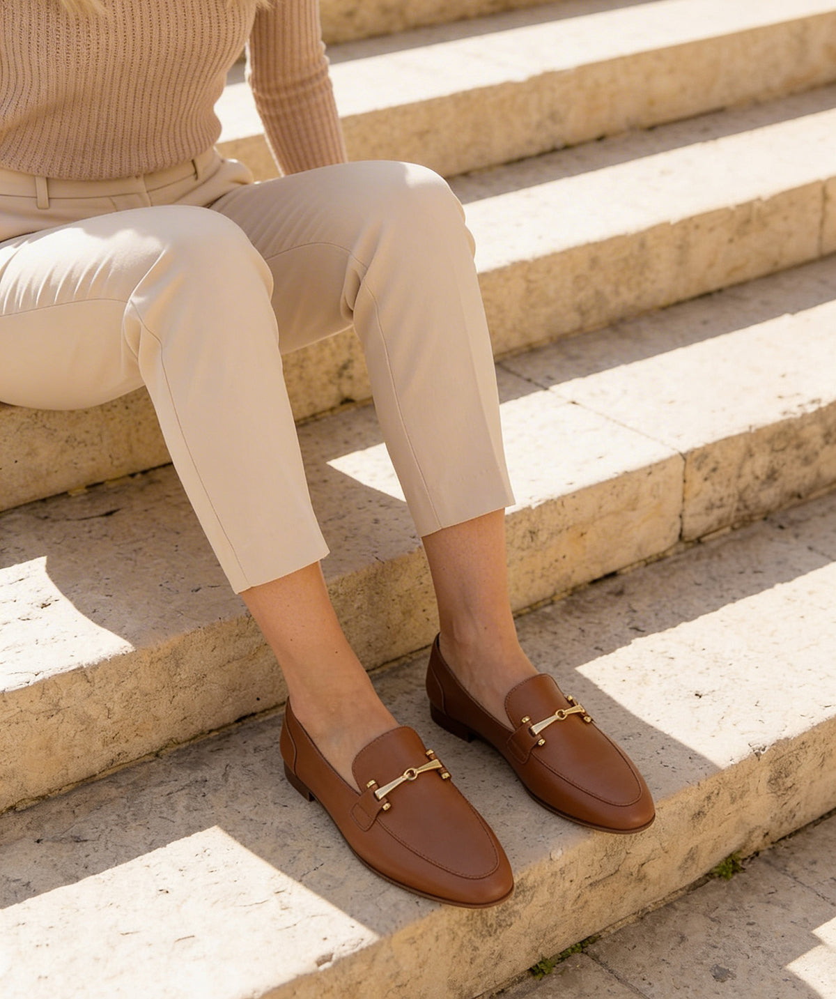Mocassins AMELIE Cognac