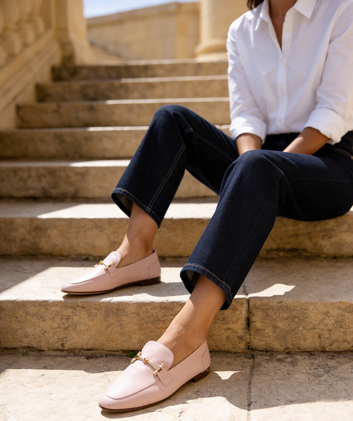 Mocassins AMELIE Rose Pétale