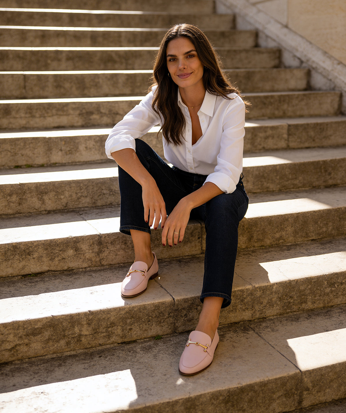Mocassins AMELIE Rose Pétale